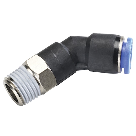 Technifit Fitting, PTC, Swivel Male Hex 45 Elbow, 12mm x 1/2" Male BSPT (R) PL45 1204